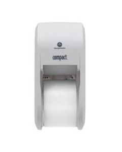 Compact by GP PRO 2-Roll Vertical Coreless High-Capacity Toilet Paper Dispenser, White