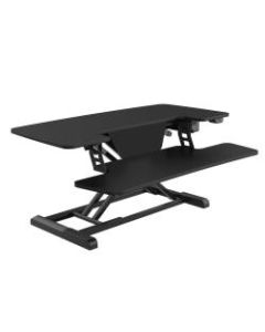 FlexiSpot EM7L 40inW Motorized Sit-Stand Desk Converter, Black