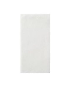 Linen-Like 1-Ply Napkins, 8-1/2in x 4-1/4in, White, Case Of 300 Napkins