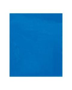 Office Depot Brand Flat 2-Mil Poly Bags, 15in x 18in, Blue, Case Of 1,000