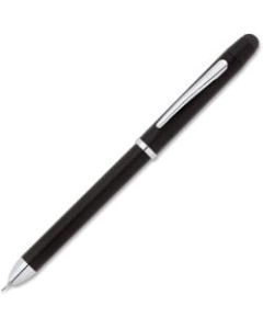 Cross Tech3 Multifunction Pen, Medium Point, 0.5 mm, Black Barrel, Red/Black Ink