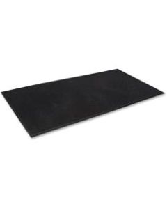 Crown Mats Mat-A-Dor Rubber Fingertip Scraper Mat - Entryway, Floor, Home, Office, Indoor, Outdoor - 72in Length x 36in Width x 0.63in Thickness - Rectangle - Rubber - Black