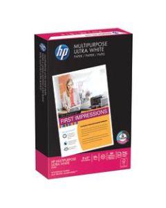 HP Multi-Use Paper, Ledger Size (11in x 17in), 20 Lb, Ultra White, Ream Of 500 Sheets