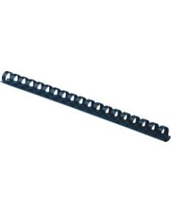 Fellowes 19-ring Plastic Comb Binding - 0.5in Height x 10.8in Width x 0.5in Depth - 90 x Sheet Capacity - For Letter 8 1/2in x 11in Sheet - Round - Navy - Plastic - 100 / Pack