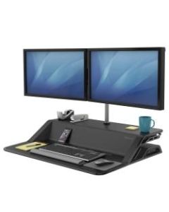 Fellowes Lotus Sit-Stand Adjustable Workstation, Black