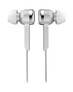 IQ Sound Digital Stereo Earphones - Stereo - Silver - Wired - Earbud - Binaural - In-ear - 4 ft Cable