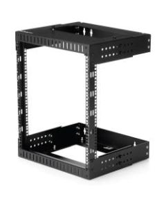 StarTech.com 12U Wallmount Server Rack- Equipment rack - 12 - 20 in. Depth - Mount your server or networking equipment to the wall, using this adjustable 12U open frame rack - Easy installation with mounting points positioned 12 and 16 in. apart to match