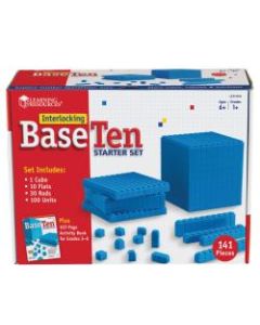 Learning Resources Interlocking Base 10 Starter Set, Grades 1 - 9