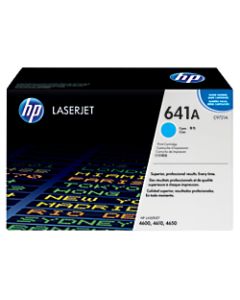 HP 641A Cyan Original LaserJet Toner Cartridge, C9721A