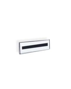 Azar Displays Acrylic Sign Holders With Magnetic Strips, 2 1/2in x 5 1/2in, Clear, Pack Of 10