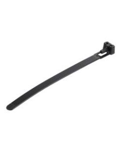 StarTech.com 100 Pack 5in Reusable Cable Ties - Black Small Releasable Nylon/Plastic Zip Ties Resealable Adjustable Network Cable Wraps UL