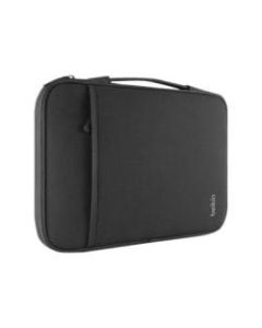 Belkin Carrying Case (Sleeve) for 13in Notebook - Black - Wear Resistant Interior - Neopro - 8.9in Height x 12.8in Width x 1in Depth - 1 Pack