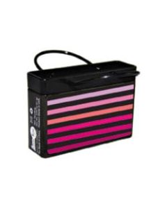 AmuseMints Mint Candy Shopping Bag Tins, Black Stripe, Pack Of 24