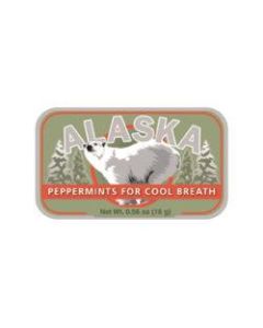 AmuseMints Destination Mint Candy, Alaska Polar Bear, 0.56 Oz, Pack Of 24