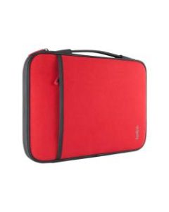Belkin Carrying Case (Sleeve) for 11in Netbook - Red - Wear Resistant - Neopro, Fleece Interior - Handle - 8in Height x 12.6in Width x 0.8in Depth
