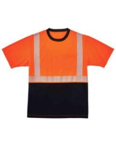 Ergodyne GloWear 8280BK Type R Class 2 Performance T-Shirt, 3X, Orange