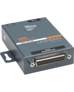 Lantronix 1-Port Serial (RS232/ RS422/ RS485) to Ethernet Industrial Device Server supporting Modbus (TCP; ASCII; RTU) - Modbus TCP to Modbus RTU/Modbus ASCII Conversion; Extended Temperature (-40 to +70 C); Wall Mountable; Rail Mountable