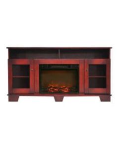 Cambridge Savona Fireplace Mantel with Electronic Fireplace Insert - Indoor - Freestanding