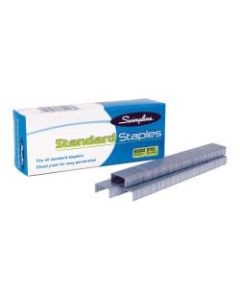 Swingline Standard Staples, 1/4in, Full Strip, Box Of 5,000