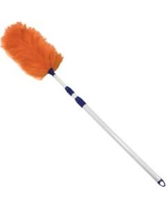Impact Products Adjustable Lambswool Duster - 60in Overall Length - White Handle - 1 Each - White, Assorted