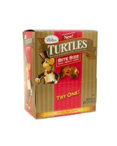 Turtles Original Bite-Size Candies, 0.42 Oz, Pack Of 60