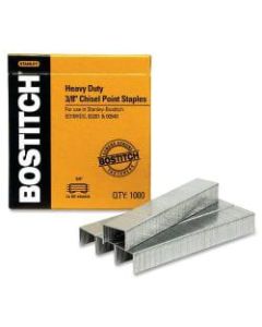 Stanley Bostitch B310HDS-03201 Staples, 3/8in, Box Of 1000