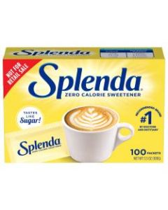 Sweetener Packets, Splenda, Box Of 100 Packets