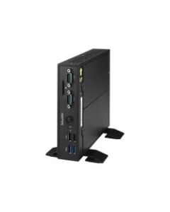 Shuttle XPC slim DS77U7 - Barebone - Slim-PC - 1 x Core i7 7500U / 2.7 GHz ULV - RAM 0 GB - HD Graphics 620 - GigE - WLAN: 802.11b/g/n - black