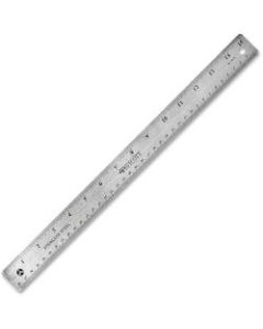 Westcott Stainless Steel Ruler, 15in/38cm