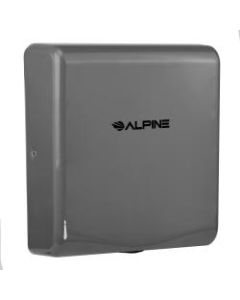 Alpine Willow Commercial High-Speed Automatic 120V Electric Hand Dryer, Gray