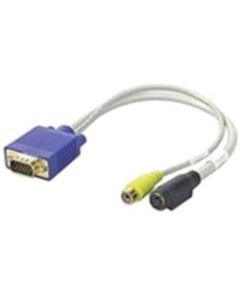 Matrox TV Output Cable Adapter - HD-15 Male, S-Video - 1ft
