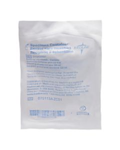 Medline Sterile Specimen Containers, 4 Oz, Pack Of 100 Containers