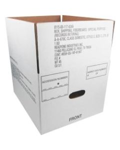 SKILCRAFT Storage Boxes, 14 3/4in x 12in x 9 1/2in, 40% Recycled, Case Of 25