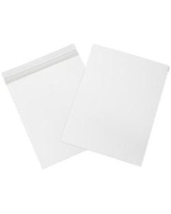 Office Depot Brand Self-Seal Stayflats Plus Mailers, 12 3/4in x 15in, White Pack of 25