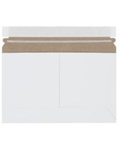 Office Depot Brand Side Loading Stayflats Lite Mailers, 9in x 6in, White, Pack of 200