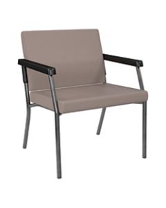 Office Star Worksmart Bariatric Big & Tall Guest Chair, Stratus/Gunmetal Gray