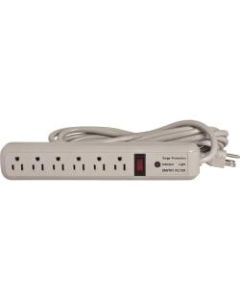 Compucessory 6-Outlet Office Surge Protectors - 6 x AC Power - 1080 J - 125 V AC Input - 125 V AC Output
