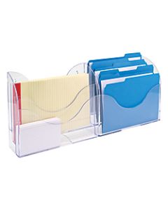 Innovative Storage Designs 6-Pocket File Organizer, Clear