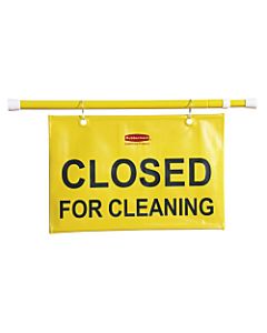 Rubbermaid "Closed For Cleaning" Hanging Safety Sign