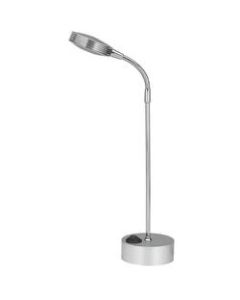 Realspace Adjustable LED Task Lamp, Adjustable, 11-1/2inH, Brushed Nickel