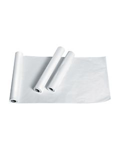 Medline Deluxe Smooth Exam Table Paper, 21in x 125ft, Crepe, Carton Of 12 Rolls
