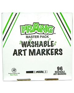 Prang Washable Masterpack Markers, Assorted Colors, Pack Of 96