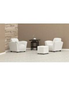 Mayline Santa Cruz Lounge Seating, Mobile Chair, White/White