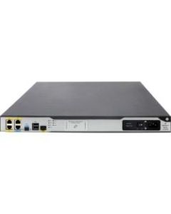HPE MSR3012 AC Router - 3 Ports - 5 - Gigabit Ethernet - Desktop, Rack-mountable - 1 Year