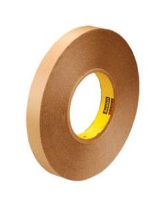 3M 9425 Removable Double-Sided Tape, 3in Core, 1in x 216ft, Clear, Pack Of 2