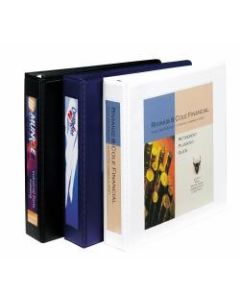 Avery Frame View Heavy-Duty 3-Ring Binder, 1 1/2in D-Rings, White