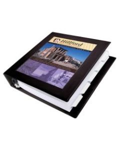 Avery Frame View Heavy-Duty 3-Ring Binder, 1 1/2in D-Rings, Black