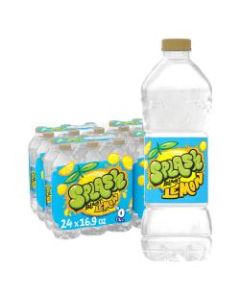Nestle Splash Natural Lemon Flavored Water Beverage, 16.9 Oz, Case of 24 Bottles