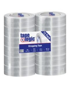 Tape Logic 1400 Strapping Tape, 2in x 60 Yd, Clear, Pack Of 12 Rolls
