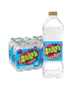 Nestle Splash Natural Berry Flavored Water Beverage, 16.9 Oz, Case of 24 Bottles